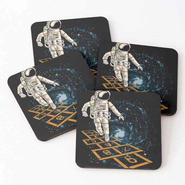 Item preview, Astronaut plays hopscotch designed and sold by nellylebrun.