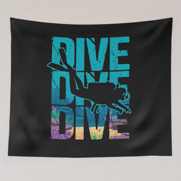 Item preview, DIVE Dive dive Scuba Diver Gift designed and sold by woormle.