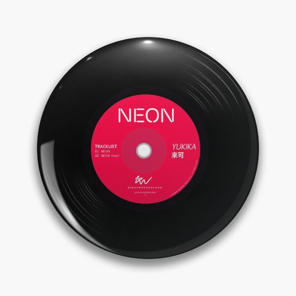 Item preview, Yukika Teramoto NEON promo disc Vinyl designed and sold by kikaswonderland.
