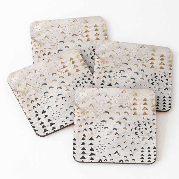 Item preview, Black And Gold Gradient Abstract Safari Pattern designed and sold by Designs By YL.