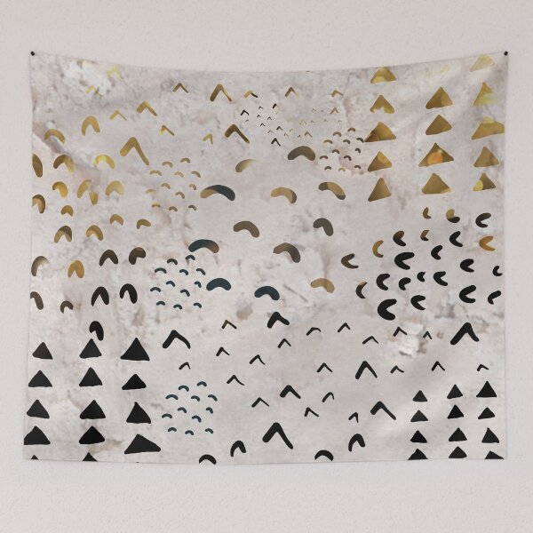 Item preview, Black And Gold Gradient Abstract Safari Pattern designed and sold by Designs By YL.