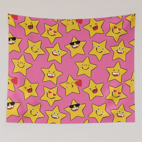 Item preview, Pink Starfish Pattern designed and sold by iscaStudioArt.