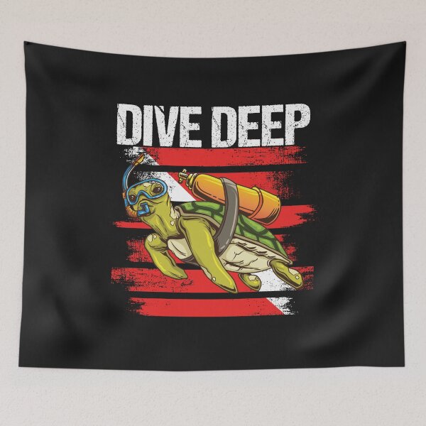 Item preview, Dive Deep -  Scuba Diver Gift designed and sold by woormle.
