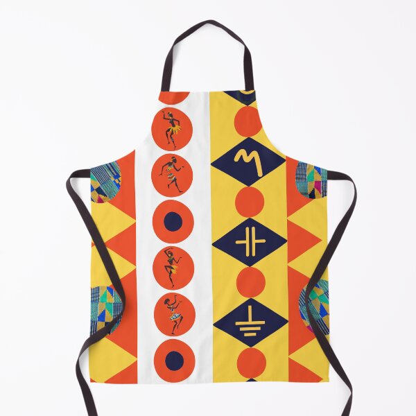 Item preview, Multi-Pattern African Dancers Boho-Aztec Kente Fabrics Aesthetics [#141] designed and sold by AfriStyleUK.