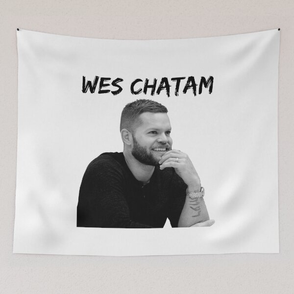 Item preview, Wes Chatam Black and White Art Handsome and Cute designed and sold by ecdato.