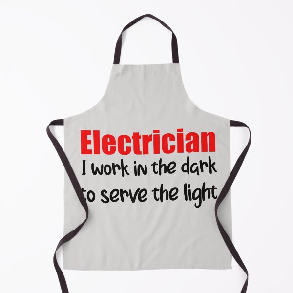 Item preview, Copy of Electrician - I work in the dark to serve the light funny quote designed and sold by unique things.