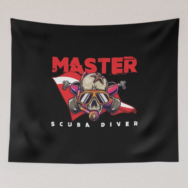 Item preview, Master Scuba Diver -  Scuba Diver Gift designed and sold by woormle.