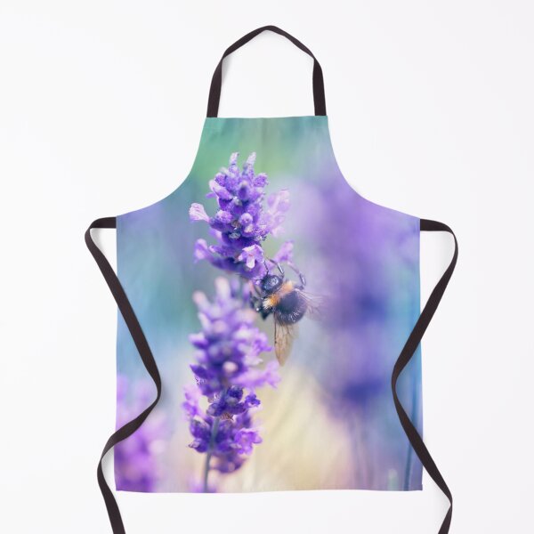 Item preview, Pretty little bee enjoying the lavender plant designed and sold by CyaniRose.