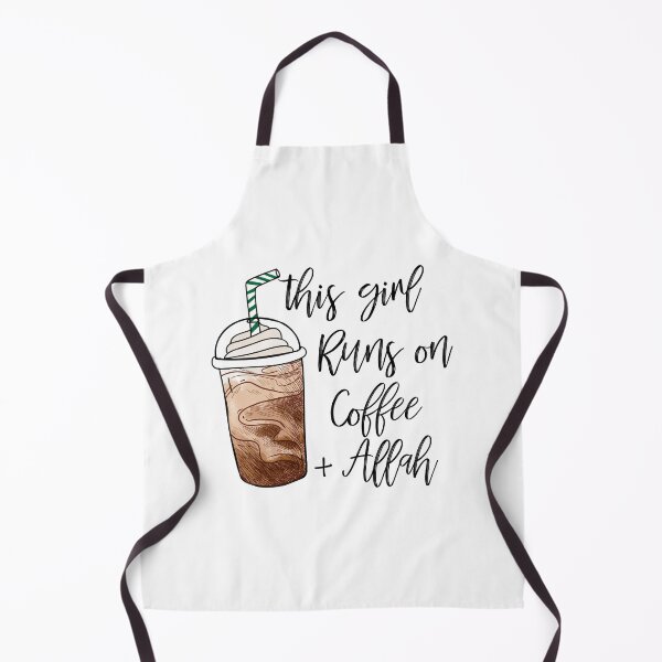 Item preview, This girl runs on coffee and Allah designed and sold by Azzpen.