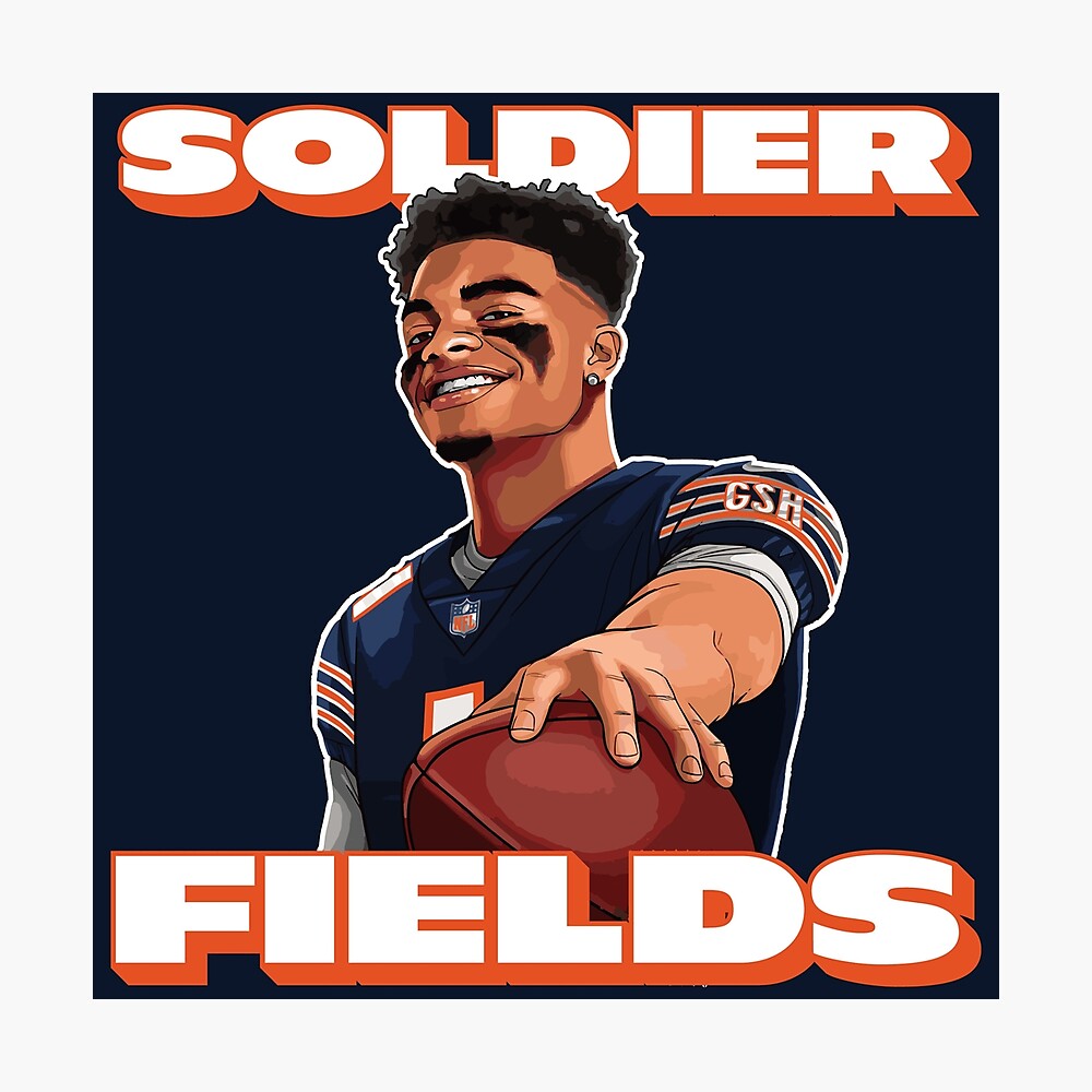 Justin Fields on Behance  Justin fields, Chicago bears pictures, Chicago  bears