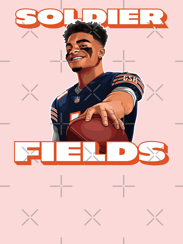 Soldier Fields, Justin Fields, Chicago Bears Youth Hoodie