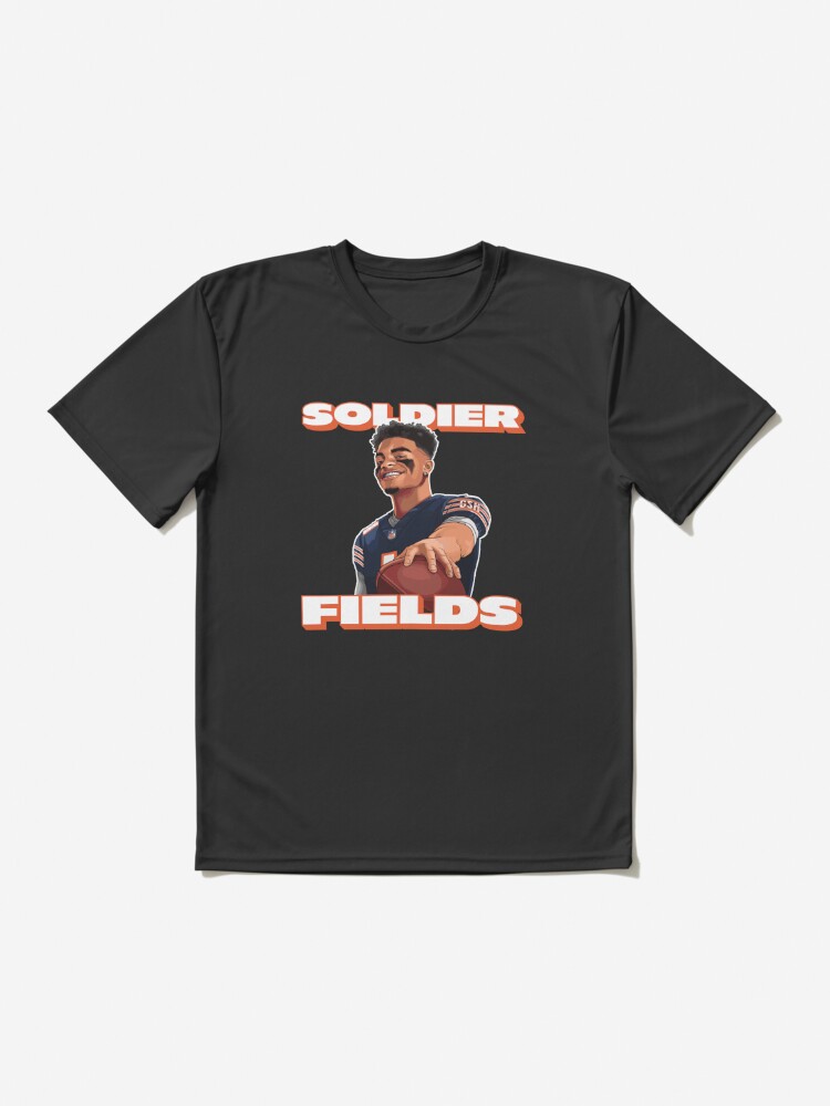 Soldier Fields, Justin Fields, Chicago Bears Active T-Shirt for Sale by  be-claireful