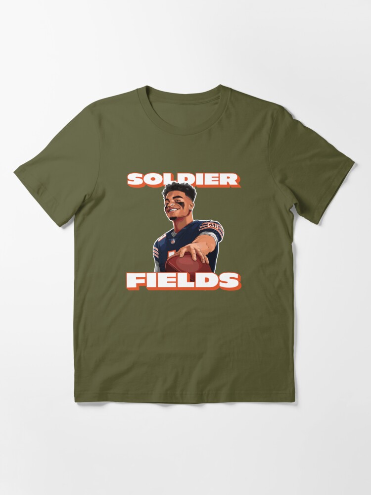 Soldier Fields, Justin Fields, Chicago Bears Active T-Shirt for Sale by  be-claireful