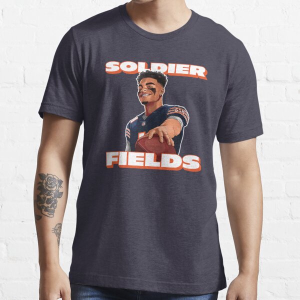 Soldier Fields, Justin Fields, Chicago Bears T-shirt for Sale by  be-claireful, Redbubble