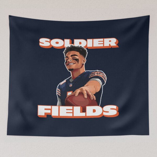 Item preview, Soldier Fields, Justin Fields, Chicago Bears designed and sold by be-claireful.