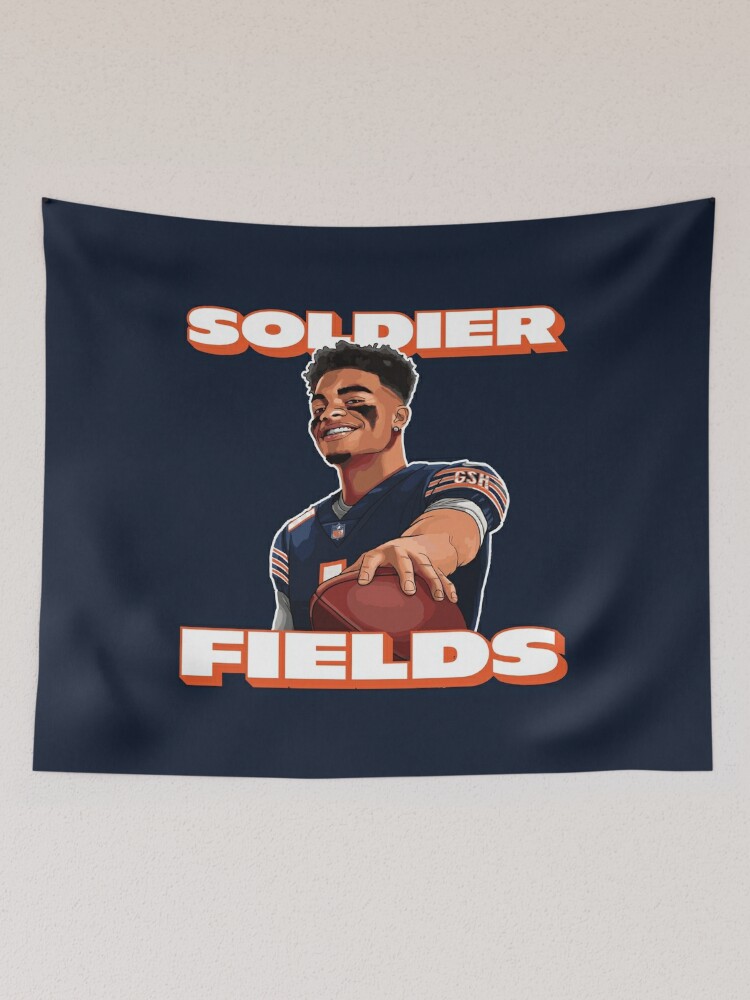 Soldier Fields, Justin Fields, Chicago Bears T-shirt for Sale by  be-claireful, Redbubble