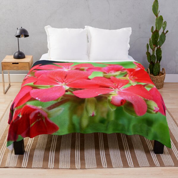 Item preview, Red Geranium Blossom Photography designed and sold by taiche.