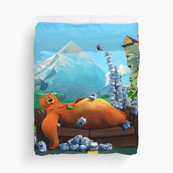 Grizzy and lemmings Tabodi Siesta time Duvet Cover