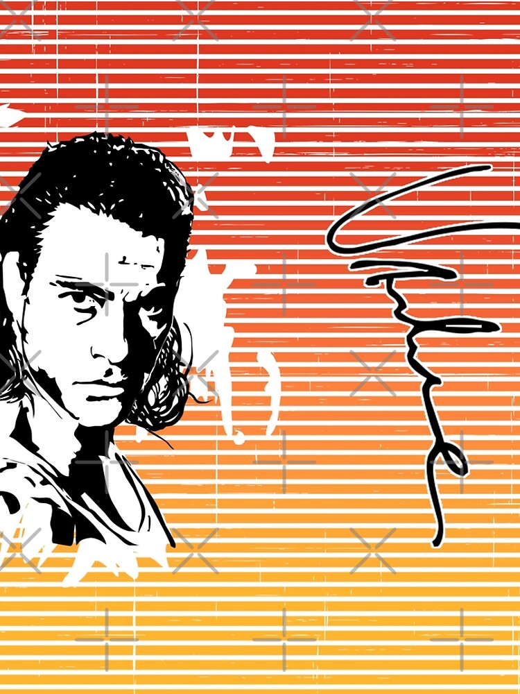 Jean-Claude Van Damme Ink Portrait Sunset Background Leggings for Sale by  SK22ART-DESIGN