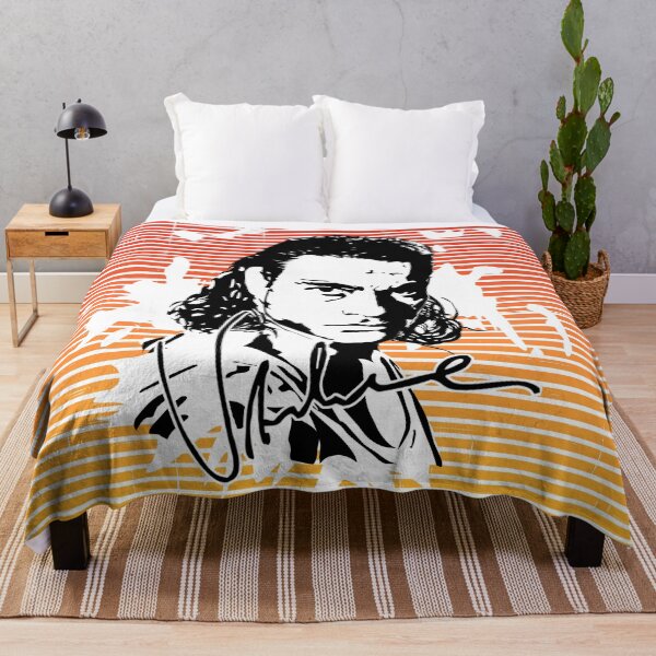Item preview, Jean-Claude Van Damme Ink Portrait Sunset Background designed and sold by SK22ART-DESIGN.