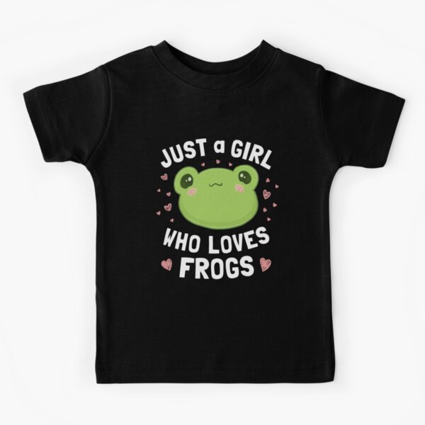 Frog Catcher Amphibian Just A Girl Who Loves Frogs T-Shirt sold by