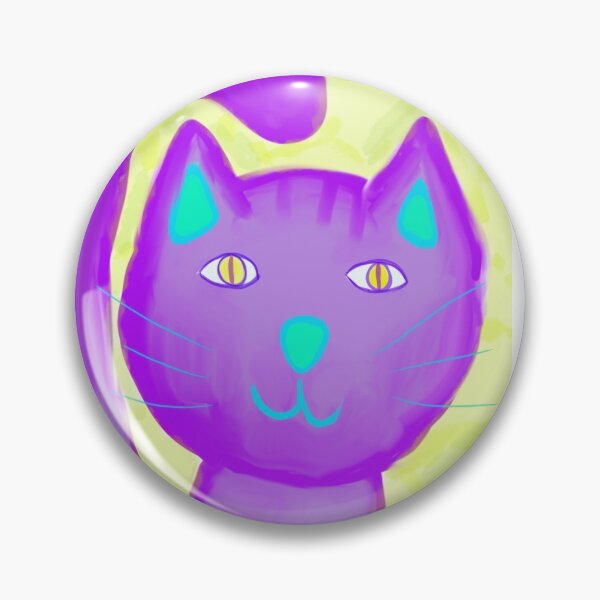 Aperçu de l'œuvre Chat violet créée et vendue par Yucapi.
