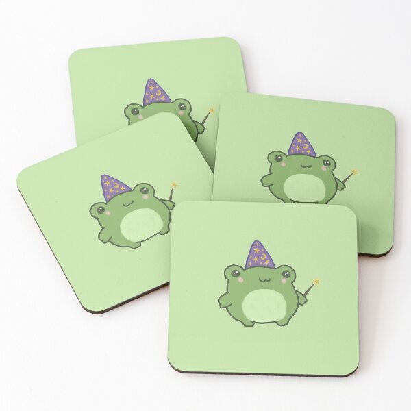 Item preview, Chubby Frog Wizard: Cottagecore Kawaii Toad with Magic Wand, Purple Cap, Ideal Fantasy Gift for Teens and Kids designed and sold by MinistryOfFrogs.