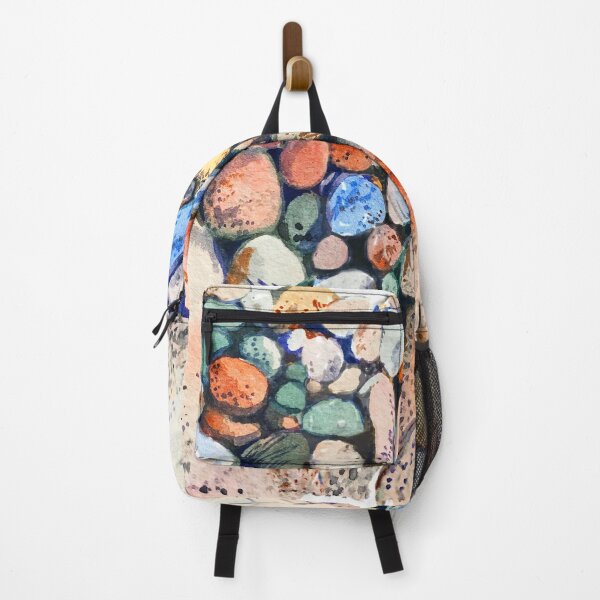 Item preview, Colourful pebbles on the beach designed and sold by Lemontreeart63.