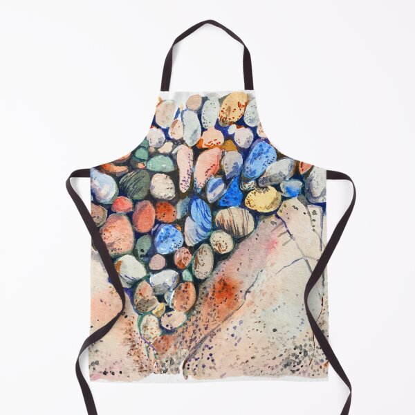 Item preview, Colourful pebbles on the beach designed and sold by Lemontreeart63.