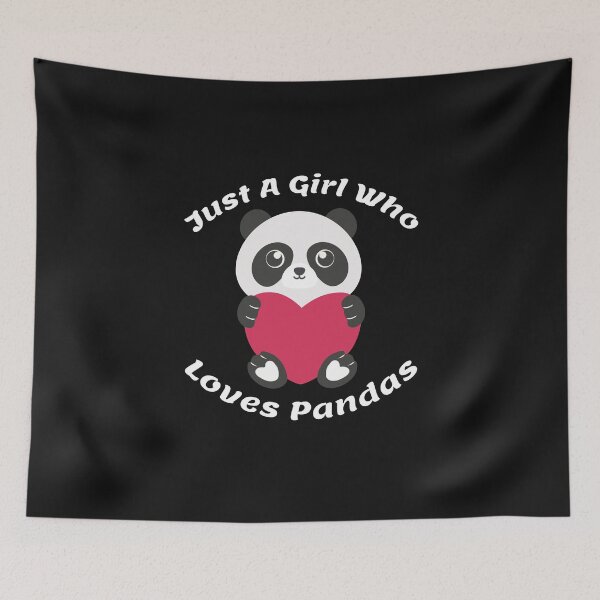 Item preview,  Just a Girl who Loves Pandas designed and sold by HeroProd.