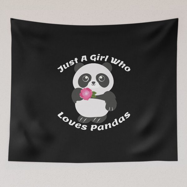 Item preview, Just a Girl who Loves Pandas designed and sold by HeroProd.