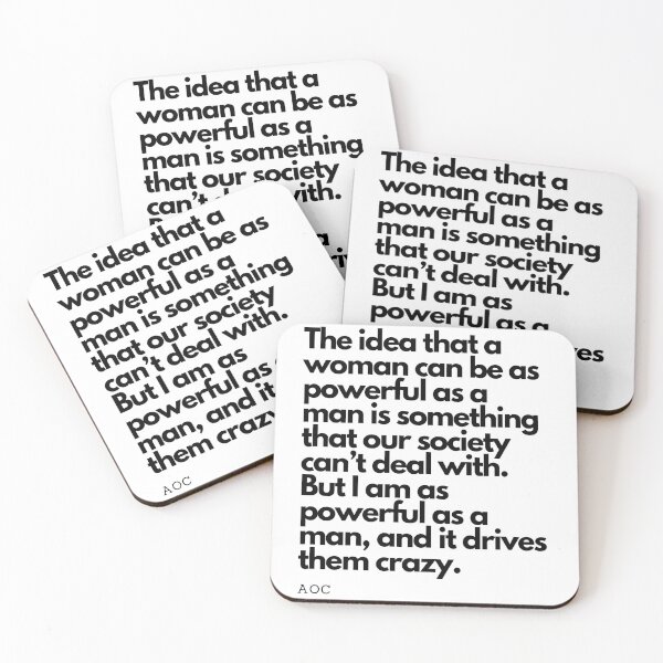 Item preview, aoc powerful women quote designed and sold by Missy413.