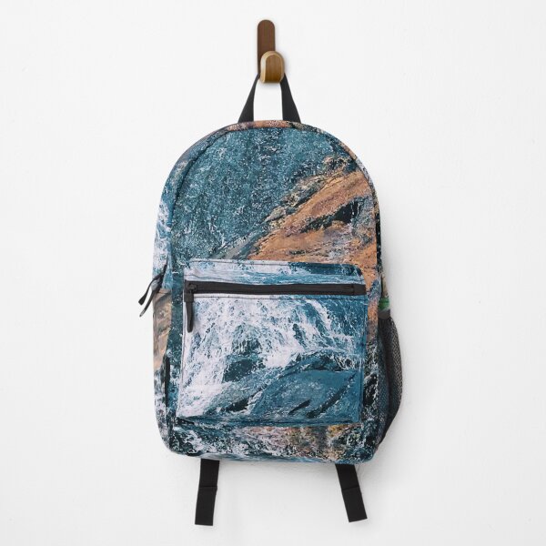 Item preview, Natural Waterfall on Rocky Mountainside designed and sold by Superior-Prints.