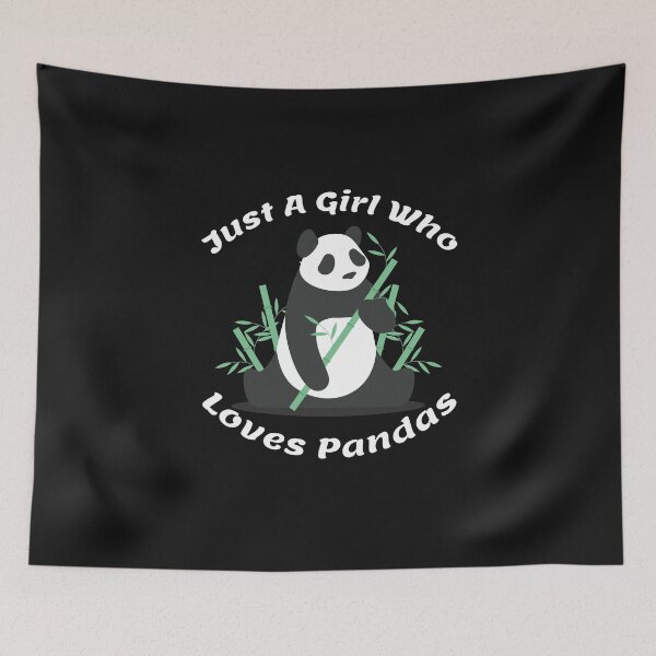 Item preview, Just a Girl who Loves Pandas designed and sold by HeroProd.