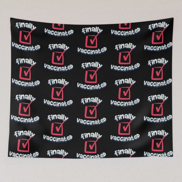 Item preview, Finally I am Vaccinated designed and sold by pixeldsigns.