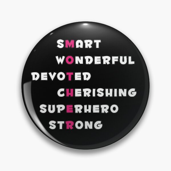 Item preview, Happy Mother's Day Smart Wonderful Devoted Cherishing SuperHero Strong designed and sold by Pliskin-Design.
