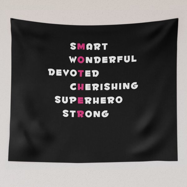 Item preview, Happy Mother's Day Smart Wonderful Devoted Cherishing SuperHero Strong designed and sold by Pliskin-Design.