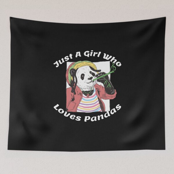 Item preview,  Just a Girl who Loves Pandas designed and sold by HeroProd.