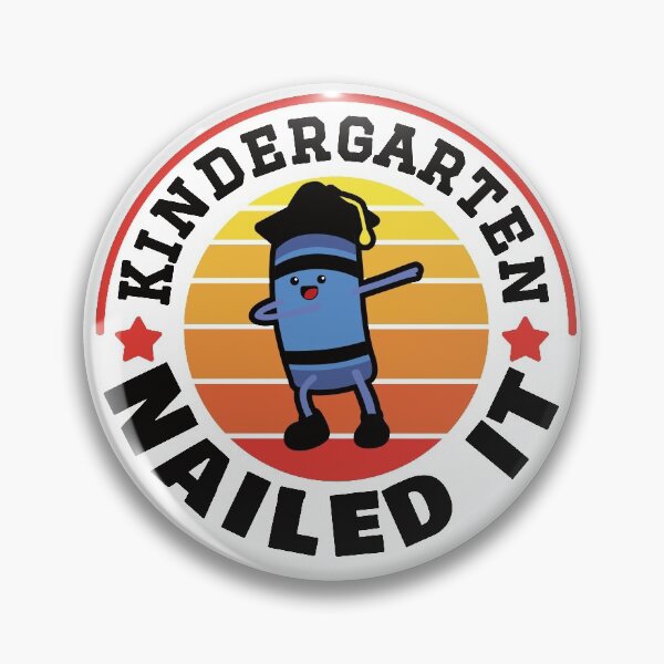 Item preview, Kindergarten nailed it, cute kawaii crayon, graduation designed and sold by Mylittleprints.