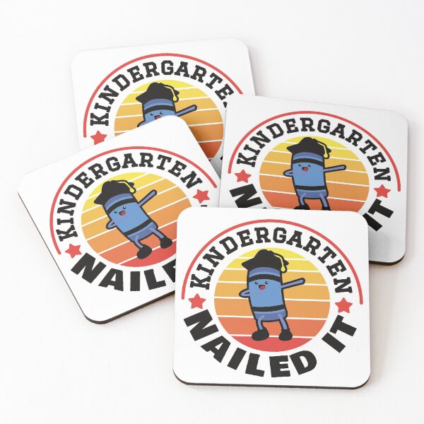 Item preview, Kindergarten nailed it, cute kawaii crayon, graduation designed and sold by Mylittleprints.