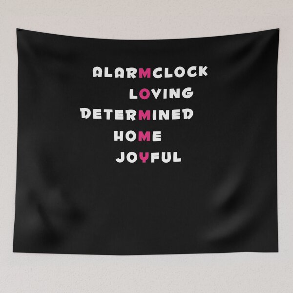 Item preview, Happy Mother's Day Mommy AlarmClock Loving Determined Home Joyful designed and sold by Pliskin-Design.