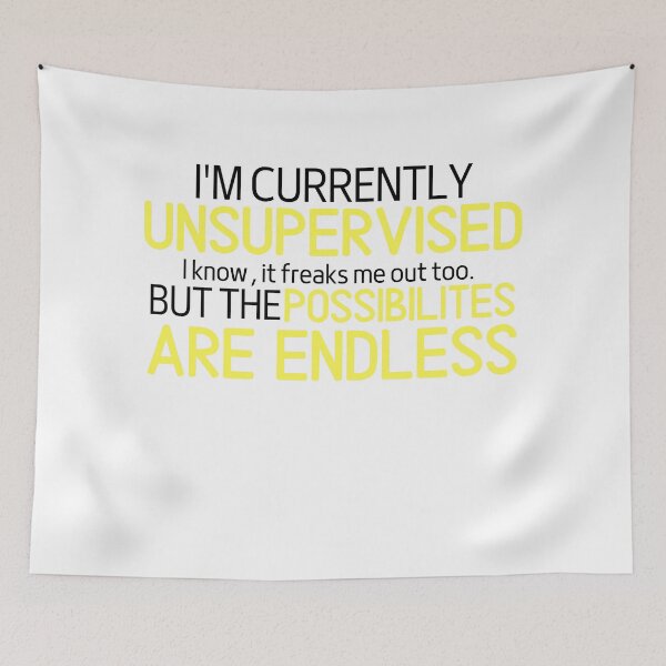Item preview,  I'm currently unsupervised humor sarcastic funny shirt designed and sold by Castore design.