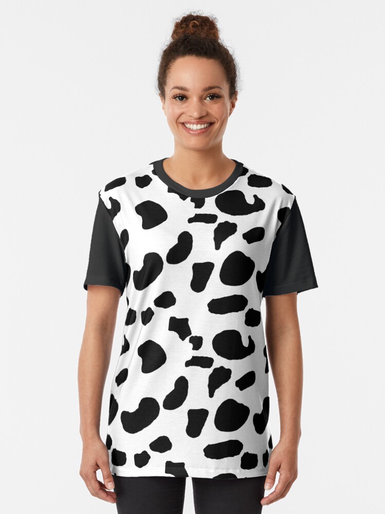 Alternate view of Black Blotches Graphic T-Shirt