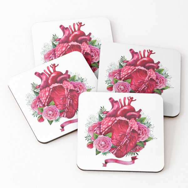 Item preview, Floral heart art designed and sold by AznavourByKarin.