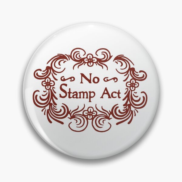 Item preview, The Stamp Act (Design from porcelain teapots used to express opposition to 1765 Stamp Act) designed and sold by franklinprintco.