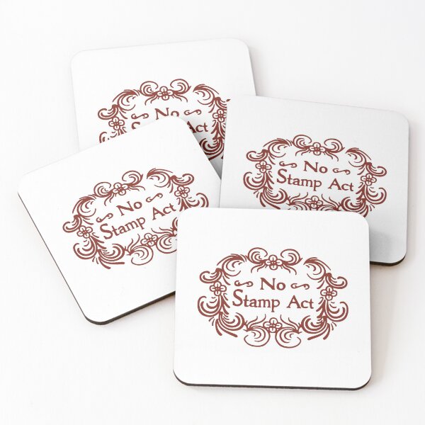 Item preview, The Stamp Act (Design from porcelain teapots used to express opposition to 1765 Stamp Act) designed and sold by franklinprintco.