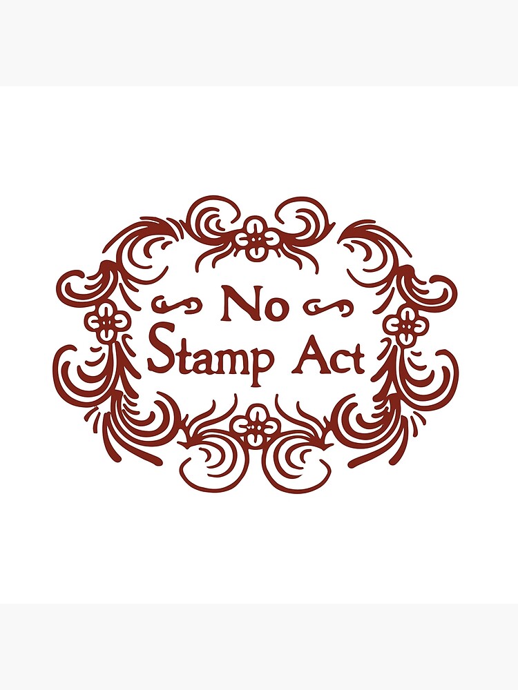 The Stamp Act Design from porcelain teapots used to express opposition to 1765 Stamp Act Art Board Print