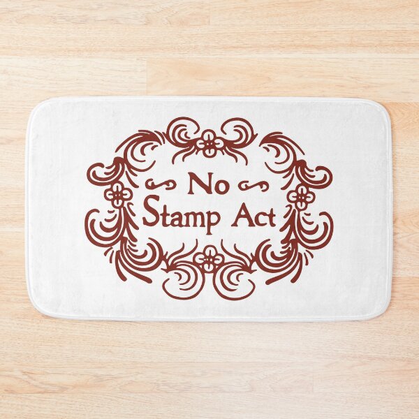 Item preview, The Stamp Act (Design from porcelain teapots used to express opposition to 1765 Stamp Act) designed and sold by franklinprintco.