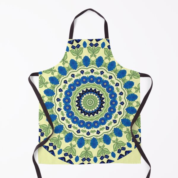 Item preview, September Birthday Sapphire Birthstone Morning Glory Mandala designed and sold by TrendyArtPrints.