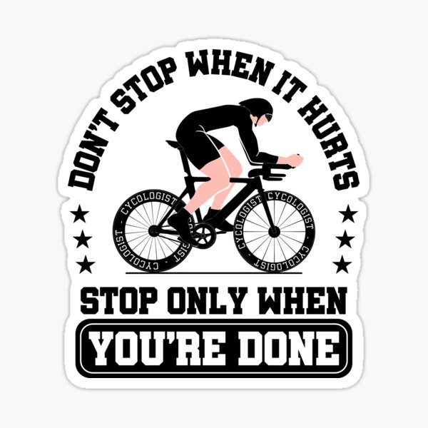 Ciclopatico Frase Ciclista Divertente Bici da Corsa Uomo Simpatica Sticker  for Sale by grinta2021